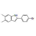 2-(4-Bromophenyl)-5,6-dimethyl-1H-indole