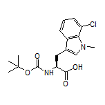 (S)-2-(Boc-amino)-3-(7-chloro-1-methyl-1H-indol-3-yl)propanoic Acid