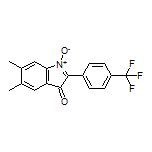 5,6-Dimethyl-3-oxo-2-[4-(trifluoromethyl)phenyl]-3H-indole 1-Oxide