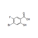 4-Bromo-5-fluoro-2-mercaptobenzoic Acid