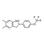 5,6-Dimethyl-2-[4-(trifluoromethoxy)phenyl]indoline
