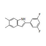 2-(3,5-Difluorophenyl)-5,6-dimethyl-1H-indole
