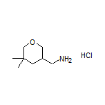 (5,5-Dimethyltetrahydro-2H-pyran-3-yl)methanamine Hydrochloride