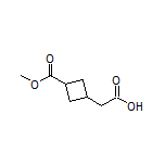 2-[3-(Methoxycarbonyl)cyclobutyl]acetic Acid