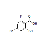 4-Bromo-2-fluoro-6-mercaptobenzoic Acid