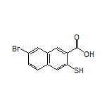 7-Bromo-3-mercapto-2-naphthoic Acid