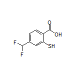 4-(Difluoromethyl)-2-mercaptobenzoic Acid