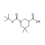 1-Boc-5,5-dimethylpiperidine-3-carboxylic Acid
