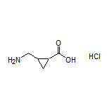 2-(Aminomethyl)cyclopropanecarboxylic Acid Hydrochloride