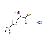 2-Amino-2-[3-(trifluoromethyl)bicyclo[1.1.1]pentan-1-yl]acetic Acid Hydrochloride