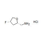 [(2S,4S)-4-Fluorotetrahydrofuran-2-yl]methanamine Hydrochloride