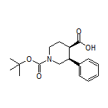 (3S,4R)-1-Boc-3-phenylpiperidine-4-carboxylic Acid