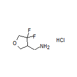 (4,4-Difluorotetrahydrofuran-3-yl)methanamine Hydrochloride