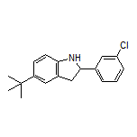 5-(tert-Butyl)-2-(3-chlorophenyl)indoline
