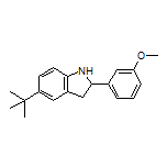5-(tert-Butyl)-2-(3-methoxyphenyl)indoline