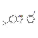 5-(tert-Butyl)-2-(3-fluorophenyl)-1H-indole