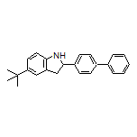 2-(4-Biphenylyl)-5-(tert-butyl)indoline
