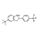 5-(tert-Butyl)-2-[4-(trifluoromethyl)phenyl]indoline