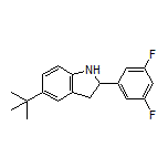 5-(tert-Butyl)-2-(3,5-difluorophenyl)indoline