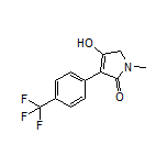 4-Hydroxy-1-methyl-3-[4-(trifluoromethyl)phenyl]-1H-pyrrol-2(5H)-one