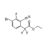 Ethyl 2-(4-Bromo-2-cyano-3-fluorophenyl)-2,2-difluoroacetate