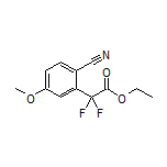 Ethyl 2-(2-Cyano-5-methoxyphenyl)-2,2-difluoroacetate