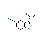 3-(Difluoromethyl)-1H-indazole-5-carbonitrile
