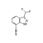 3-(Difluoromethyl)-1H-indazole-7-carbonitrile