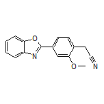 2-[4-(Benzo[d]oxazol-2-yl)-2-methoxyphenyl]acetonitrile