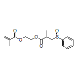 2-[[2-Methyl-3-(phenylsulfinyl)propanoyl]oxy]ethyl Methacrylate