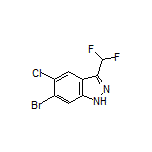 6-Bromo-5-chloro-3-(difluoromethyl)-1H-indazole