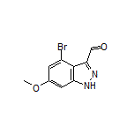 4-Bromo-6-methoxy-1H-indazole-3-carbaldehyde