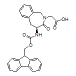 (S)-2-[4-(Fmoc-amino)-3-oxo-4,5-dihydro-1H-benzo[c]azepin-2(3H)-yl]acetic Acid