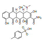 (4S,4aR,5R,5aS,11aS,12aR)-11a-Chloro-4-(dimethylamino)-3,5,10,12a-tetrahydroxy-6-methylene-1,11,12-trioxo-1,4,4a,5,5a,6,11,11a,12,12a-decahydrotetracene-2-carboxamide Tosylate