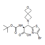 (2S,3S)-3-(4-Bromothiazol-2-yl)-2-(Boc-amino)-3-(2-oxa-6-azaspiro[3.3]heptan-6-yl)propanoic Acid