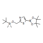 2-[[(tert-Butyldimethylsilyl)oxy]methyl]thiazole-5-boronic Acid Pinacol Ester