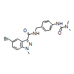 5-Bromo-N-[4-(3,3-dimethylureido)benzyl]-1-methyl-1H-indazole-3-carboxamide