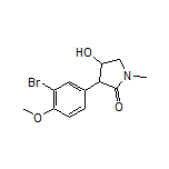 3-(3-Bromo-4-methoxyphenyl)-4-hydroxy-1-methylpyrrolidin-2-one