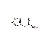 2-(5-Methyl-1H-pyrazol-3-yl)ethanethioamide