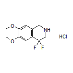 4,4-Difluoro-6,7-dimethoxy-1,2,3,4-tetrahydroisoquinoline Hydrochloride