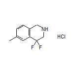 4,4-Difluoro-6-methyl-1,2,3,4-tetrahydroisoquinoline Hydrochloride