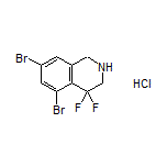 5,7-Dibromo-4,4-difluoro-1,2,3,4-tetrahydroisoquinoline Hydrochloride