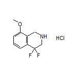 4,4-Difluoro-8-methoxy-1,2,3,4-tetrahydroisoquinoline Hydrochloride
