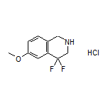 4,4-Difluoro-6-methoxy-1,2,3,4-tetrahydroisoquinoline Hydrochloride