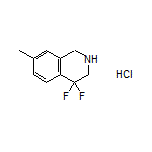 4,4-Difluoro-7-methyl-1,2,3,4-tetrahydroisoquinoline Hydrochloride