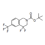 2-Boc-4,4-difluoro-6-(trifluoromethyl)-1,2,3,4-tetrahydroisoquinoline