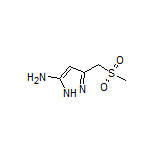 3-[(Methylsulfonyl)methyl]-1H-pyrazol-5-amine