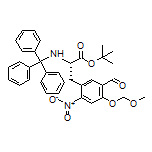 tert-Butyl (S)-3-[5-Formyl-4-(methoxymethoxy)-2-nitrophenyl]-2-(tritylamino)propanoate