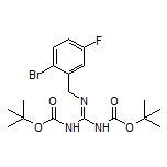 1,3-Bis(Boc)-2-(2-bromo-5-fluorobenzyl)guanidine