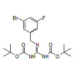 1,3-Bis(Boc)-2-(3-bromo-5-fluorobenzyl)guanidine